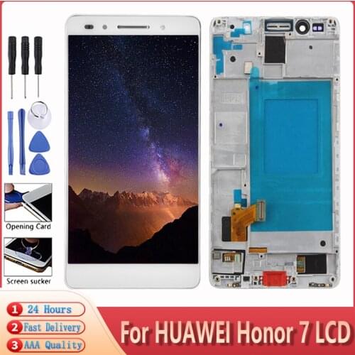 For Huawei Honor 7 LCD Touch Screen For Honor 7 PLK-TL01H PLK-AL10 PLK-UL00 PLK-AL10 LCD Digitizer Free Tools