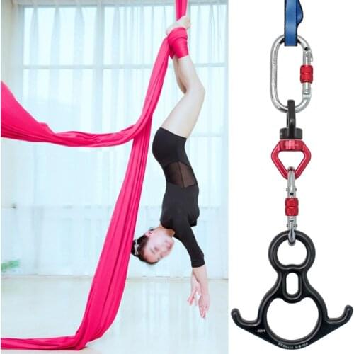 12Yards/11m Set Fly Premium Aerial Silks for home Yoga Ombre Sling Extension Straps Yoga Swing home exercise equipment