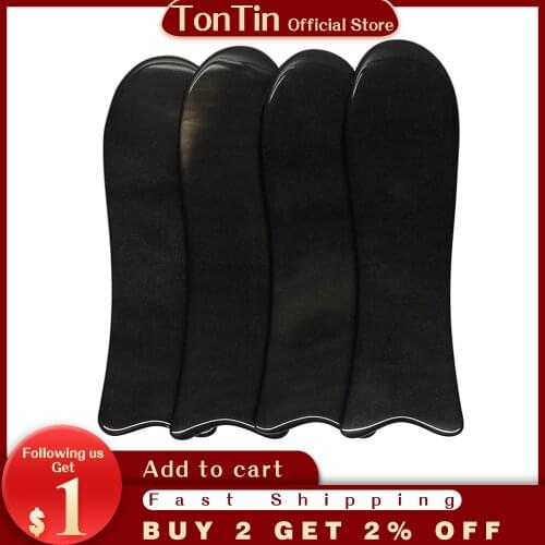 200pcs/lot 100% Buffalo Horn elaborate very smooth Traditional Massage Tool fish Guasha Board