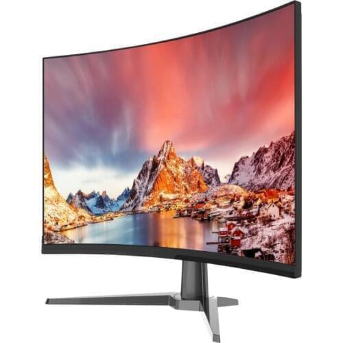 24 Inch Curved LCD Computer Monitor Gaming Game Competition 4K 144hz 24" LCD Computer Display Pc Screen HDMI Display