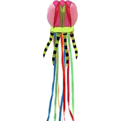 3D Large Soft Octopus Shape Beach Kites Frameless Soft Entertainment Sports Family Outdoor Parent-child Activities Supplies