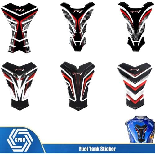 Motorcycle Tank Pad Protector For Yamaha FZ1 FZ 1 FZ1N Tank 3D Carbon Look