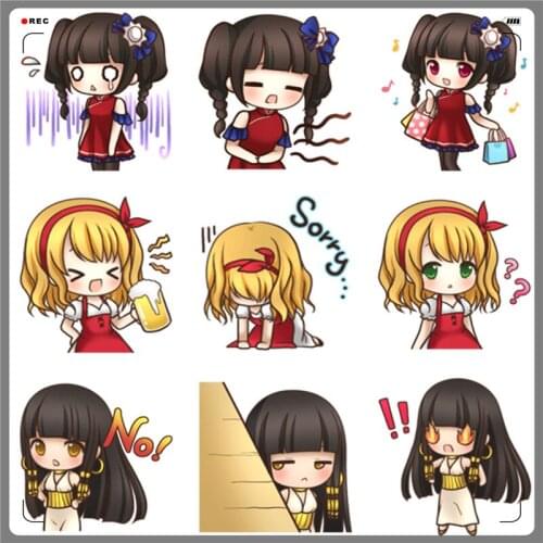 40 anime cute boy girl anime funny scrapbook stickers for kids, DIY laptop suitcase skateboard motorcycle bike toy boy