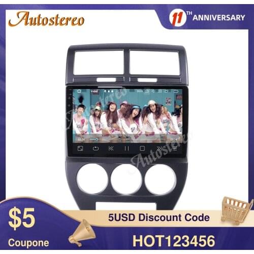 Android 10 For Jeep Compass 2006-2010 Car No DVD Player GPS Navigation Car Multimedia Player Auto Radio Stereo Head Unit Carplay