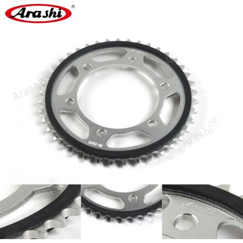 Arashi 41T Steel Rear Sprocket For KAWASAKI GPZ500 S / EX500 1994 1995 1996 1997 1998 1999 2000 2001 - 2005 520 Chain Sprockets