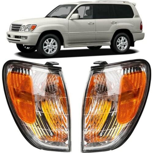 Car Front Corner Light Front Side Corner Light Turn Signal Lamp Clear Corner Lights Car Parts for Lexus LX470 1998-2007