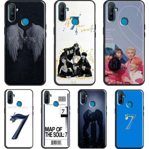 Map of Soul 7 KPOP For OnePlus 9 Pro 8 Pro Nord 8T 9R Case For OPPO Realme 8 Pro Q3 6 7 Pro C15 C3 GT Cover
