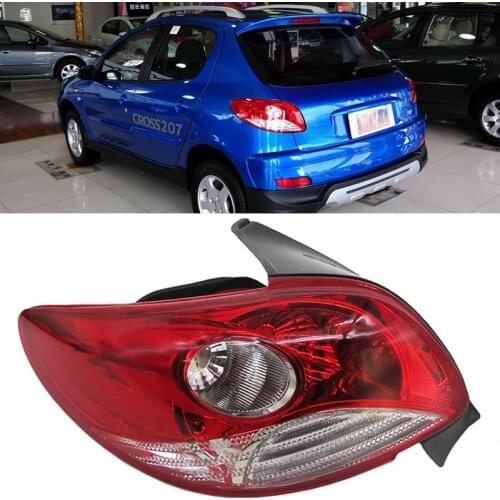 For Peugeot 207 tail light assembly rear tail light cover Peugeot 207 rear tail light 2008 2009 2010 2011 2012 2013