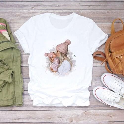 Giyu 2021 Harajuku Ladies Fashion T-shirts Women Cute Mom Crown Mother Mama Graphic Tshirt Top Lady Print Female Tee T-Shirt