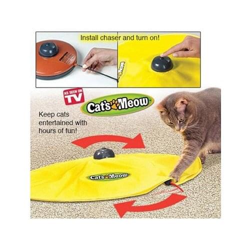 Cats Meow Interactive Electronic Toy Moving Mouse for Cat Toy Play for Cat Kitty Funny As Seen on TV Toys