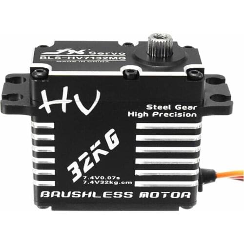 Jx BLS-HV7132MG 32kg 180 Degree HV High-Precision Brushless Motor Digital Servo High-Torque Brushless Robot Servo For Rc Car