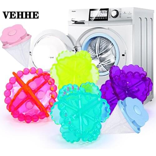VEHHE Reusable Washer Hair Catcher Washing Machine Filter Net Collect Lint Dirty Sponge Floating Hair Filter Pouch Household