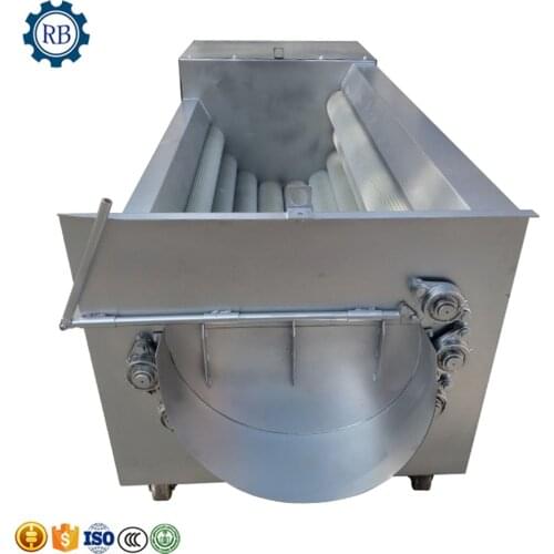High Capacity Pepper/Tomato/Potato/Ginger/Pumpkin/Seafood Vegetable Soft Brush Washing Peeling Machine