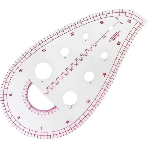 Soft Sewing Tools Sew French Curve Metric Shaped Ruler Measure For Sewing Dressmaking Pattern Design Bendable Drawing Template