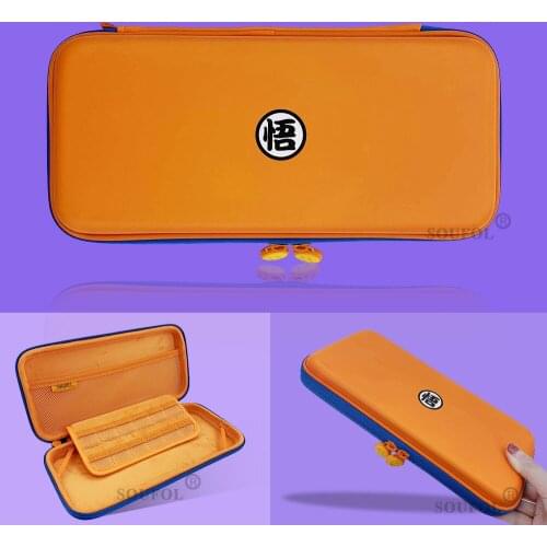2021 New for NS Switch Storage Bag Orange Luxury Waterproof Case for Nitendo Nintendo Switch Console Joycon Game Accessories