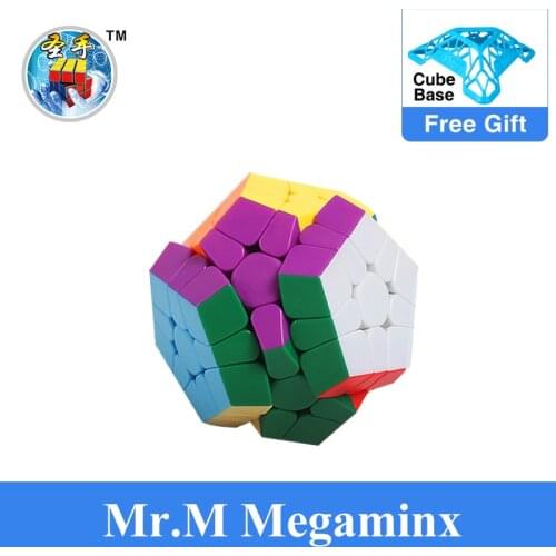 Newest ShengShou Mr.M magnetic Megaminx Magic Cube Professional 3x3x3 Speed Twisty Educational Cube Puzzle Stickerless Game Toy