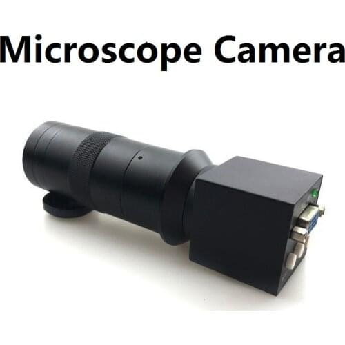 Industry HD 1080P 2.0MP Microscope Lens 100X Camera VGA Video Output Repair PCB Board Microscope Camera