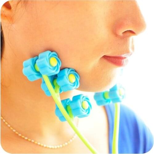 Manual Roller Face Thinning Massager Roller Face Massager Double Chin Face Thinning Legs Three-segment Lifting Massager V Face