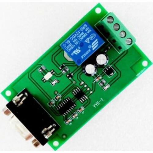 Serial port control MCU USB control switch PLC RS232 relay module Computer board