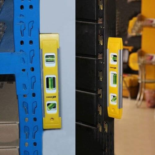 Torpedo Level, Leveling Tool With Magnetic Shock Resistant, Aluminum Alloy Leveler With 3 Different High Visibility Vial