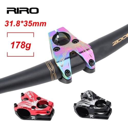 RIRO Mountain Bike Stem 28.6mmFront fork handlebar 31.8mm Aluminum Bicycle 35mm Short Stem Bicycle Accessories