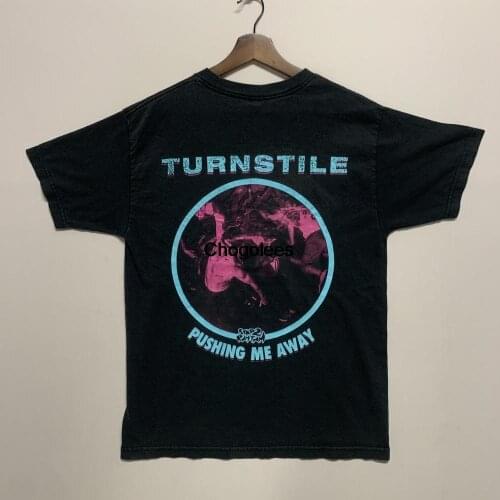 Vintage Turnstile Hardcore Metal Punk Band Vintage Turnstile Plain Tee Vintage Turnstile Pullover Tee Size M