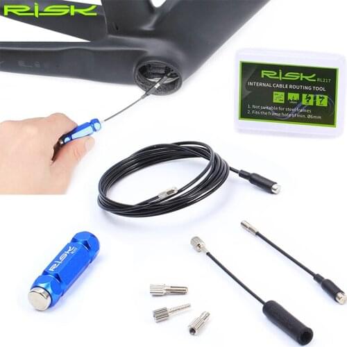 RISK Bicycle Inner Cable Routing Guide Magnet Tools Set MTB Road Bike Frames Shifting Brake Inner Lines Hydraulic Hose Parts