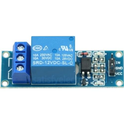 12V 1 Channel Relay Module with Optocouple Board Shield For PIC AVR DSP ARM MCU