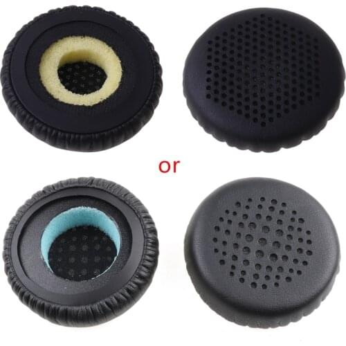 1Pair Leather Ear Cushion Cover Earpads for Jabra Evolve 20 20se 30 30II 40 65 J2HC
