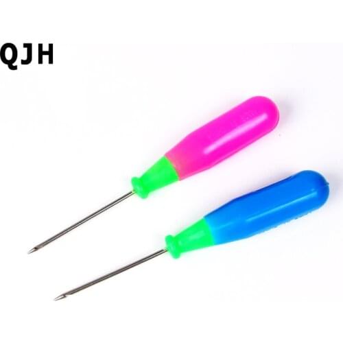 10pcs Wholesale Steel Stitcher Sewing awl hand tool DIY awl needle set repair shoes bags tool hook needle Accessories