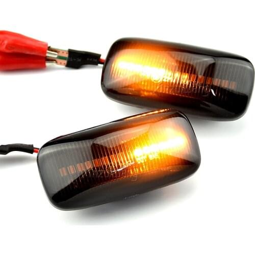 Car Led Dynamic Turn Signal Light Side Marker Fender Lamp Indicator For Nissan Maxima Almera Pulsar N15 Cefiro A32 1995-2000