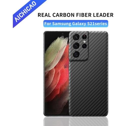 Aichicao-Carbon fiber cover For Samsung Galaxy Z Fold 2 Case Aramid fiber cases SM F916B SM F916N W21 Z Fold 2 5G Phone shell