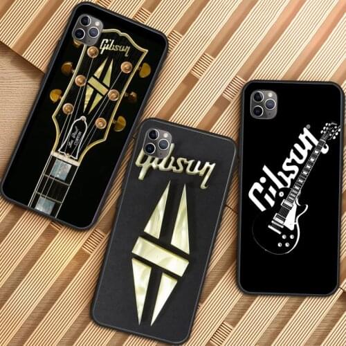 Les Paul Gibsons Guitar Phone Case for iPhone 11 12 mini pro XS MAX 8 7 6 6S Plus X 5S SE 2020 XR