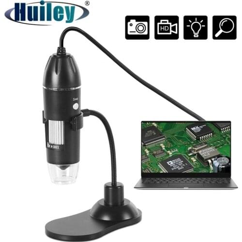 USB Digital Microscope 50X-1000X WIFI Microscope Zoom Camera Video LED Electronic Magnifier with Calibration Ruler PCB Repair