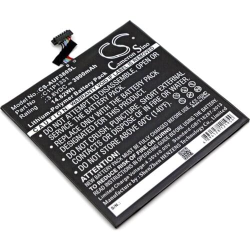 CS 3900mAh/14.82Wh battery for Asus FE380CG, Fonepad 8 Dual Sim C11P1331