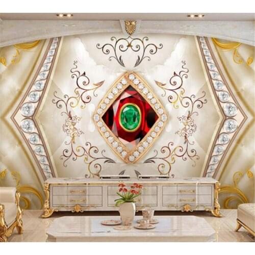 Beibehang Custom-made premium high-end golden wall shining jewelry tableware European-style home background decorative painting