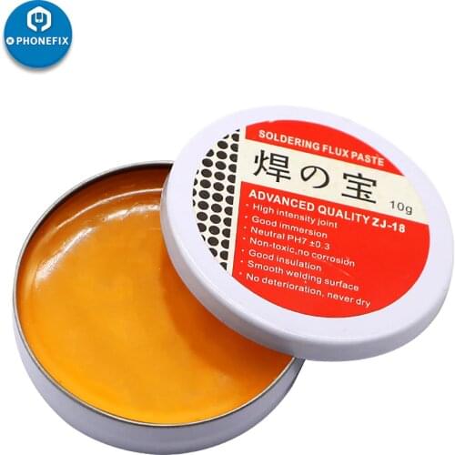 ZJ-18 Soldering Paste Mild Rosin Environmental Solder Paste Flux PCB IC Parts Welding Soldering Gel Tool for SMD PCB BGA Repair