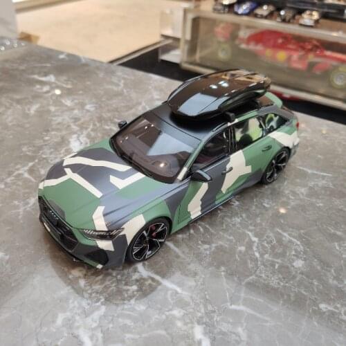 1/18 Crockpot Camouflage Color Simulation Resin Car Model Collection