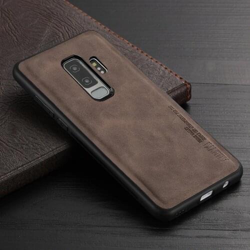 Leather case for Samsung Galaxy S8 S9 Plus Case TPU bumper Case for Samsung Galaxy S8 S9 Plus Note 9 10 Case Case