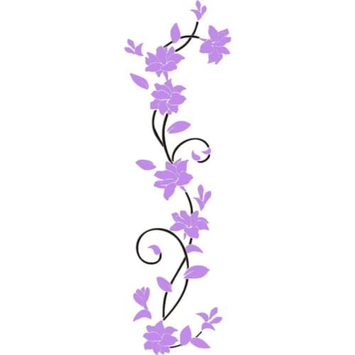 Creative PVC Wall Stickers Fresh Magnolia Decals for Living Room Bedroom TV Wallpaper Large Removable DIY Art Home Decoration