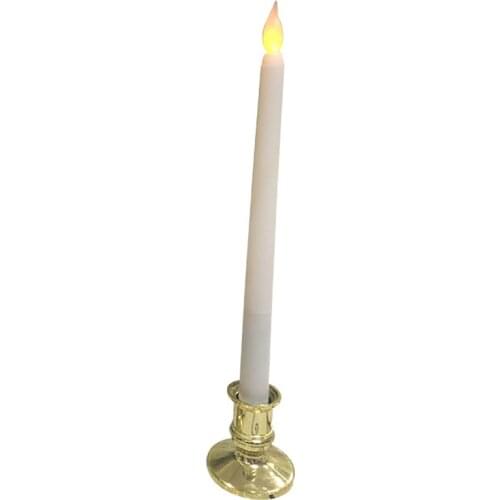 ABS Plastic Pointed Pole Candle Flameless Table Lamp Night For Party LED Light Dinner Christmas Wedding Holiday Party Decoration
