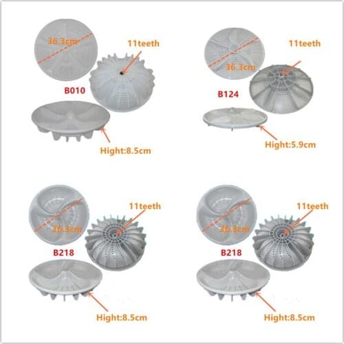 11 Teeth Diameter 36.3cm Washing Machine Pulsator Replacement Part Wave Plate Pulsator