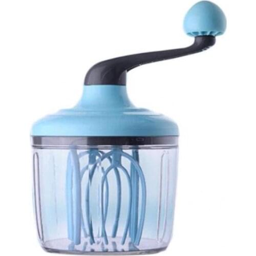Plastic New Manual Egg Beater Hand Crank Whisk Eggbeater Baking Supplies