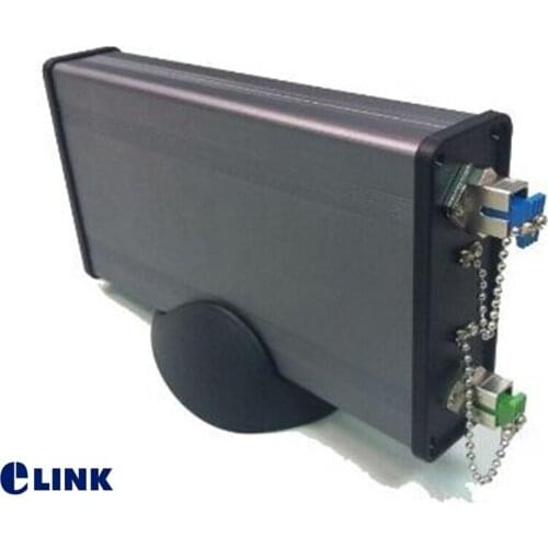 100Mtr OTDR launch cable box metal housing FC SC UPC APC SM 9/125um 1310/1550nm Bare fiber OTDR Dead Zone Eliminator ELINK 100M