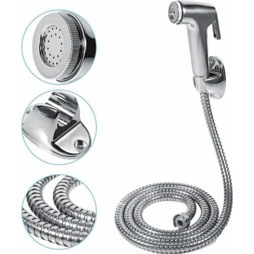 1 Set Shower Clean Body Woman Washer Spray Gun Handheld Toilet Spray Set For Cleaning Toilet Pressurized Flushing Nozzle New