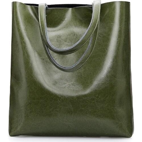 Female Genuine Leather Handbags Fashion Bags for Women 2021 Ladies Luxury Large Capacity Shopping Shoulder Bag Bolsa Feminina