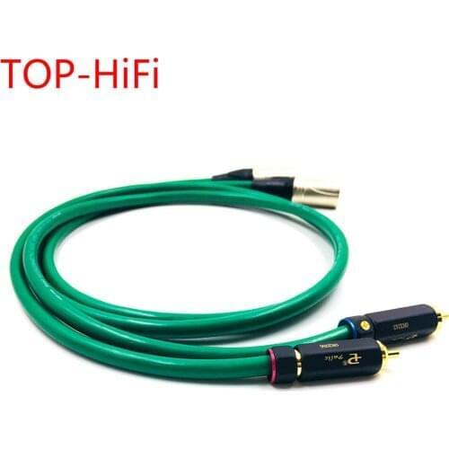 TOP-HiFi Pair Type- BR-109 RCA to XLR Balacned Audio Cable RCA Male to XLR Male Interconnect Cable with MCINTOSH USA-Cable