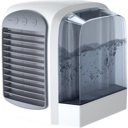 WT-F10 Mini Desktop Fan Humidifying Fan Cooling Low Noise Cooling Fan Three Gear Wind For Office Dormitory Bedroom