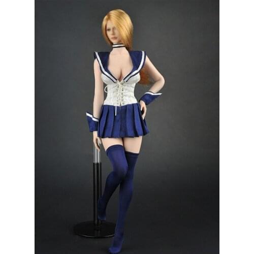 ZY5015 1/6 Scale Female Student Short Skirt Clothes Clothing Set Sexy Cosplay Sailor Suit 12" Action Figure Body DIY
