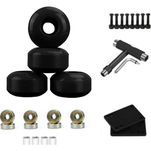 100A Skateboard Longboard Wheels 52x32mm Wheel with Bearing for Longboard Skateboard Wearproof
